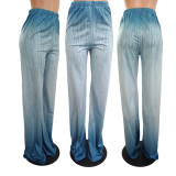 Gradient Print Fashion Casual Pants GDYF-6940