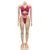 Sexy Bandage Bikini Two Piece Sets BY-5692