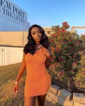 Sexy Spaghetti Strap Sleeveless Mini Dress YSU-8081