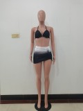 Sexy Gradient Swimwear Bikinis 3 Piece Sets AL-241