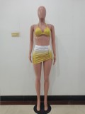Sexy Gradient Swimwear Bikinis 3 Piece Sets AL-241