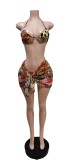 Sexy Leopard Print Bikinis 3 Piece Sets YUEM-66327