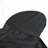 Plus Size Solid Sleevless Pockets Split Midi Dress HNIF-013