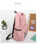 Pink Letter Backpack Sequin Laser Student Bag GBRF-92145