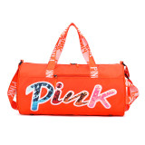 PINK Letter Travel Fitness Portable Shoulder Storage Bag GBRF-174