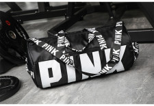 PINK Letter Fitness Travel Dry Wet Separation Shoes Storage Bag GBRF-882Upgrade