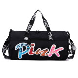 PINK Letter Travel Fitness Portable Shoulder Storage Bag GBRF-174