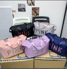 PINK Letter Travel Fitness Extend Storage Bag GBRF-173