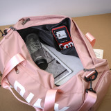 PINK Letter Travel Sports Portable Shoulder Storage Bag GBRF-139