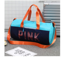 PINK Letter Sequin Patchwork Travel Fitness Storage Bag GBRF-161