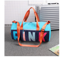 PINK Letter Travel Sports Portable Shoulder Storage Bag GBRF-155
