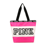 PINK Letter Travel Shopping Tote Storage Bag GBRF-153