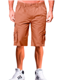 Men's Casual Outdoor Fitness Pocket Loose Straight Shorts FLZH-ZK80