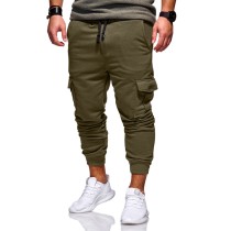 Men Fashion Tethered Multi-Pocket Pants FLZH-ZK16