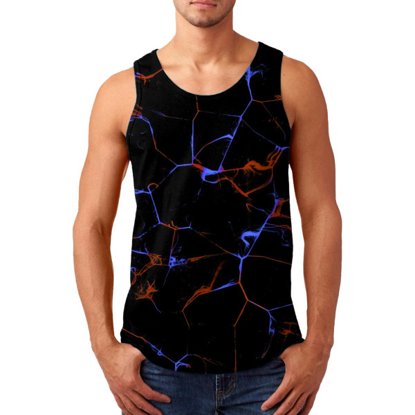 Men's Printed Casual Sports Tank Top FLZH-ZT156