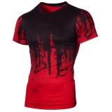 Men Fashion Printed Short Sleeve T-Shirts FLZH-ZT69