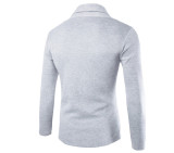 Men's Fashion Slim Knit Sweater Coat FLZH-G513