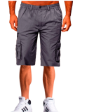 Men's Casual Outdoor Fitness Pocket Loose Straight Shorts FLZH-ZK80