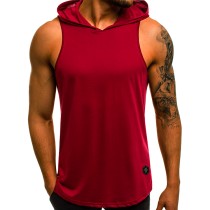 Men Solid Color Fashion Hoodies Vest FLZH-ZT73