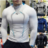 Men's Fitness Sports Training Fashion Long Sleeve Top FLZH-ZT152
