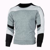 Men Color Block Long Sleeve Sweatshirt FLZH-ZW97