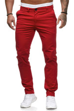 Men's Casual Slim Solid Color Pants FLZH-8816