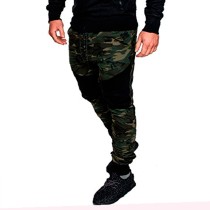 Men Fashion Camouflage Color Block Pants FLZH-ZK26