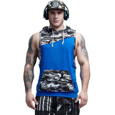 Men's Casual Sports Camouflage Colorblock Vest FLZH-ZT109