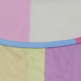 Colorful Printed Sleeveless Midi Skirt 2 Piece Sets NY-2395