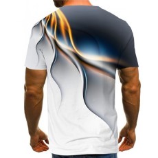 Print Men Short Sleeve T-shirt FLZH-ZT132