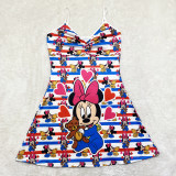 Cartoon Print Sling Mini Nightdress SHD-9816