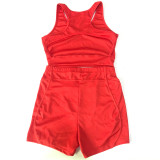 Solid Sports Tank Shorts Two Piece Sets MEI-9252