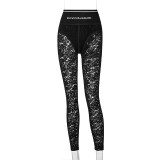 Fashion Lace Sexy Letter Printed High Waist Skinny Pencil Pants BLG-P144970