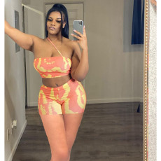 Sexy Printed Cami Top And Shorts 2 Piece Sets YIY-9007