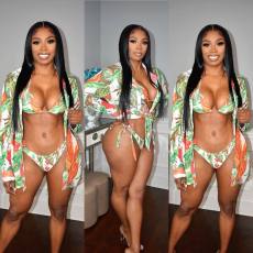 Sexy Printed Swimsuit 3 Piece Sets OD-8500