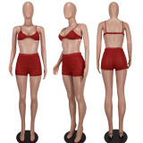 Sexy Bra Top And Shorts Two Piece Sets YD-8627