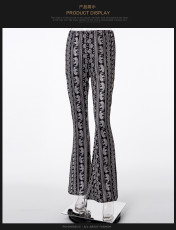 Fashion Casual Print Micro Flared Pants YF-9016