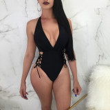 Sexy Halter Backless One Piece Swimsuit LSL-6064