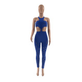 Sexy Hollow Out Tight Jumpsuit YN-88859