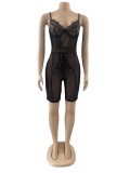 Corset Underwire Sling Lace Casual Sexy Rompers OSM-4358