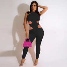 Sexy Halter Hollow Out Jumpsuit ZMDF-9165