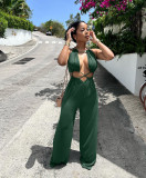 Sexy Hollow Out Sleeveless Jumpsuit NYF-8118