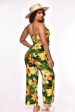 Floral Print Sexy Two Piece Pants Sets OY-6370