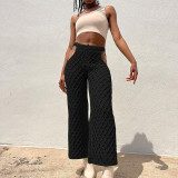 Sexy Knit Hollow Out Loose Pants XEF-18489