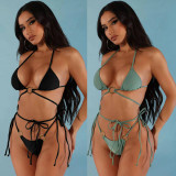 Plus Size Sexy Bikinis Hollow Out 2 Piece Sets MUE-3359