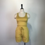 Vest Shorts Casual Two Piece Set GWDS-210411