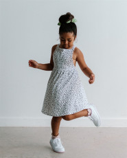 Kids Girls Fashion Print Sleeveless Dress GYMF-YM046 