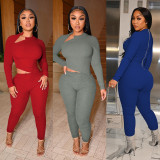 Sexy Hollow Long Sleeve Tight Jumpsuit QZYD-1161