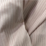 Solid Top+Pants+Long Sleeve Coat Three Piece Set YF-9234
