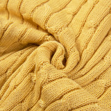 Slim Sweater Long Sleeve Two Piece Pants Set PN-6767